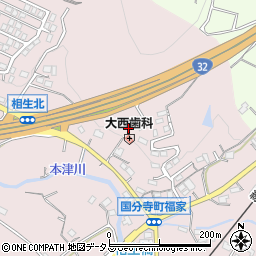 香川県高松市国分寺町福家乙周辺の地図
