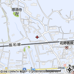 和歌山県和歌山市弘西450周辺の地図