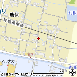 香川県木田郡三木町鹿伏122周辺の地図