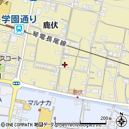 香川県木田郡三木町鹿伏140周辺の地図