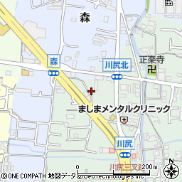 和歌山県岩出市川尻15周辺の地図