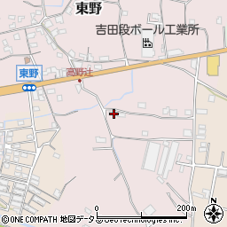 和歌山県紀の川市東野118-1周辺の地図