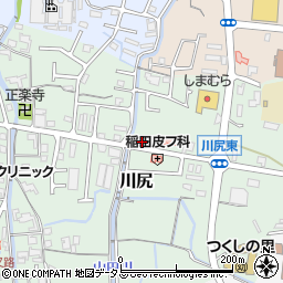 和歌山県岩出市川尻229周辺の地図