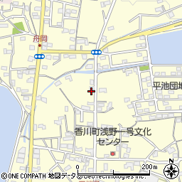 香川県高松市香川町浅野221周辺の地図