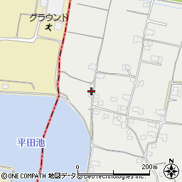 香川県木田郡三木町田中599周辺の地図