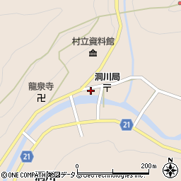 山上ケ岳歴史博物館周辺の地図