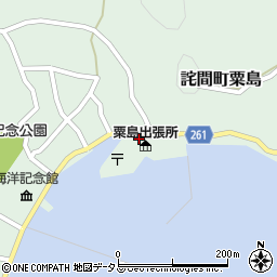 香川県三豊市詫間町粟島861周辺の地図