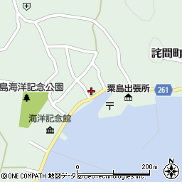 香川県三豊市詫間町粟島1352周辺の地図