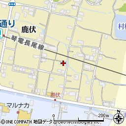 香川県木田郡三木町鹿伏137周辺の地図