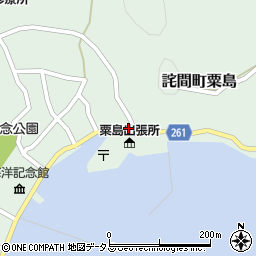 香川県三豊市詫間町粟島861-1周辺の地図