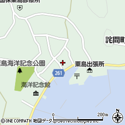 香川県三豊市詫間町粟島1352-3周辺の地図