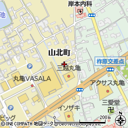 香川県丸亀市山北町82周辺の地図