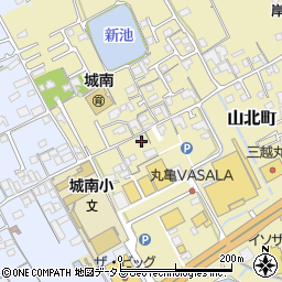 香川県丸亀市山北町123周辺の地図