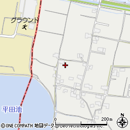 香川県木田郡三木町田中535-1周辺の地図