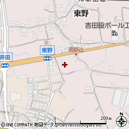 和歌山県紀の川市東野61周辺の地図
