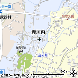 和歌山県岩出市赤垣内70周辺の地図