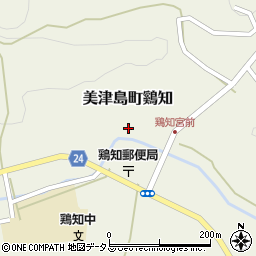 長崎県対馬市美津島町鷄知周辺の地図