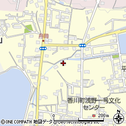 香川県高松市香川町浅野214周辺の地図