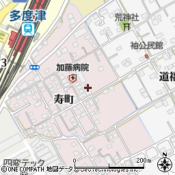 香川県仲多度郡多度津町寿町周辺の地図