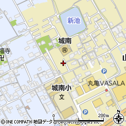 香川県丸亀市山北町254周辺の地図