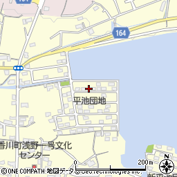 香川県高松市香川町浅野348-73周辺の地図