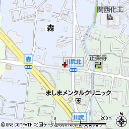 和歌山県岩出市川尻6周辺の地図