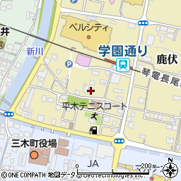 香川県木田郡三木町鹿伏279周辺の地図