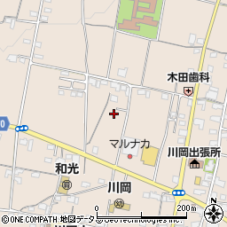 香川県高松市川部町周辺の地図