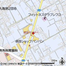ＪＡ香川県丸亀西周辺の地図