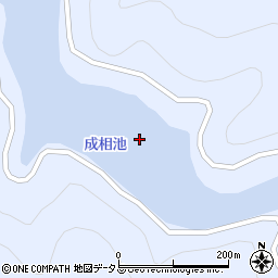 成相池周辺の地図