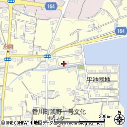 香川県高松市香川町浅野348-33周辺の地図