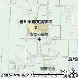 安松公民館周辺の地図