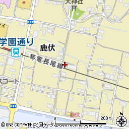 香川県木田郡三木町鹿伏131周辺の地図