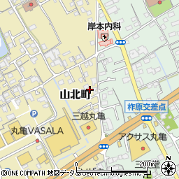 香川県丸亀市山北町95周辺の地図