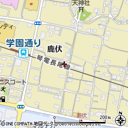 香川県木田郡三木町鹿伏169周辺の地図