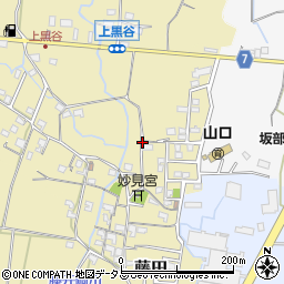 和歌山県和歌山市藤田周辺の地図