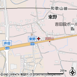 和歌山県紀の川市東野68周辺の地図