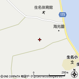 愛媛県越智郡上島町生名中後周辺の地図