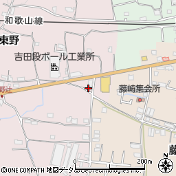 和歌山県紀の川市東野167-3周辺の地図