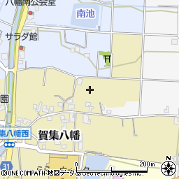 兵庫県南あわじ市賀集八幡周辺の地図