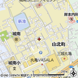 香川県丸亀市山北町224-1周辺の地図