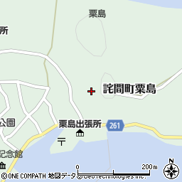 香川県三豊市詫間町粟島周辺の地図