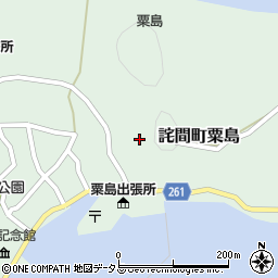 香川県三豊市詫間町粟島周辺の地図