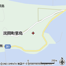香川県三豊市詫間町粟島558周辺の地図