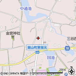 香川県丸亀市飯山町東坂元2614周辺の地図