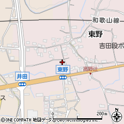 和歌山県紀の川市東野82周辺の地図