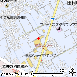香川トヨタ自動車ときめっく丸亀店周辺の地図