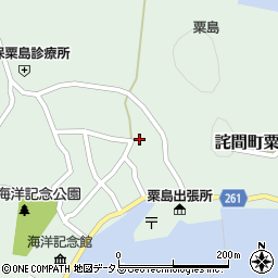 香川県三豊市詫間町粟島870周辺の地図