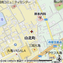 香川県丸亀市山北町93周辺の地図