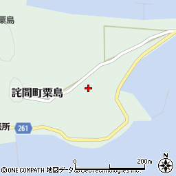 香川県三豊市詫間町粟島555周辺の地図